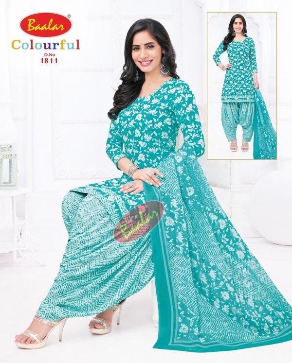 baalar colourful vol 18 Casual Wear Cotton Dress Material